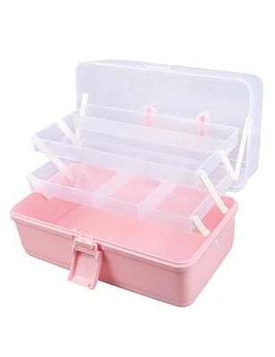 WEWLINE Hair Accessories Organizer 13-Inch Art Supply Bin Sewing Box  3-Layers Craft Storage Organizer with Handle Pink Tool Tackle Box Storage  Great Gift for Kids - Yahoo Shopping