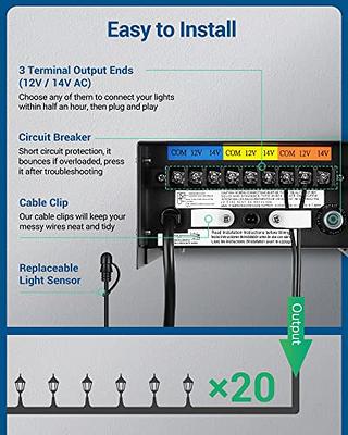 Dewenwils Outdoor Wireless Remote Control Outlet Kit, Waterproof Electrical  Plug for Indoor Outdoor Lights, Separately Controlled 3 Pack