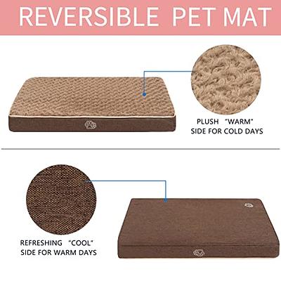 Dog Crate Mat Waterproof Bed Cage Pad Liner Small Medium Large Zip