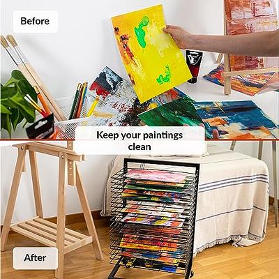 Art Drying Rack, Art Paper Storage, Paper Storage, Puzzle Storage with  Removable Shelves