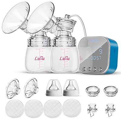 Lulia Electric Breast Pump with 10 Breastmilk Storage Bags, Breastfeeding  Pump with 4 Modes and 9 Levels, Portable Breast Pump with 24mm Flanges,  Strong Suction Power, Quiet, Pain Free - Yahoo Shopping