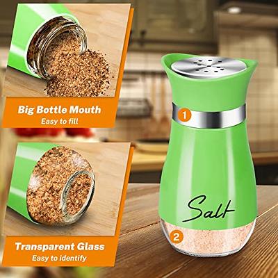 Glass Salt and Pepper Shakers Set Large,DWTS DANWEITESI Farmhouse Salt and Pepper  Shakers Cute with Stainless Steel Lid-Large Spice Jars,Clear to Know When  to Fill,Cute Farmhouse Kitchen - Yahoo Shopping