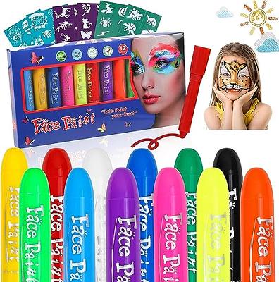  Jar Melo Jumbo Crayons for Toddlers, 12 Colors Twistable Crayons  with 108 PDF Coloring Pages, Non Toxic Washable Crayons Silky Large Big  Baby Crayons, Ideal Art Supplies Christmas Gifts for Boys