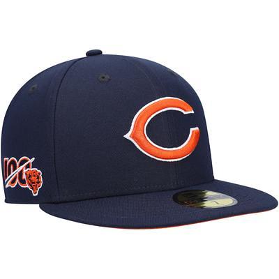 Chicago Bears 2022 NFL SIDELINE Cream-Navy Fitted Hat