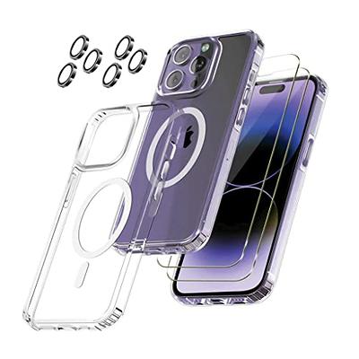 SUPFINE for iPhone 13 Pro Max Case [Compatible with MagSafe] [10 FT  Military Grade Drop Protection] 2X [ Tempered Glass Screen Protector+Camera  Lens