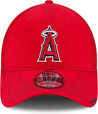 Los Angeles Angels New Era Black-on-Black Neo 39THIRTY Flex Hat