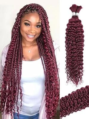  Bulk Human Hair for Braiding 20 Inch (200g (1pack-4bundles))  Virgin Human Braiding Hair for Micro Braids Hair No Weft Human Hair Braids  Extension (Natural Wave Bulk, P4/27) : Beauty 