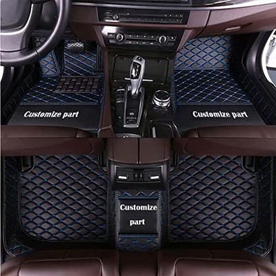 MELKEN Car Floor Mats fit for Dedicated Custom Style Luxury Leather All  Weather Protection Floor Liners Full car Floor Mats (Black Blue) - Yahoo  Shopping