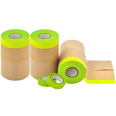 Pre-Taped Masking Paper-6inchx50feet Tape and Drape Painters Paper