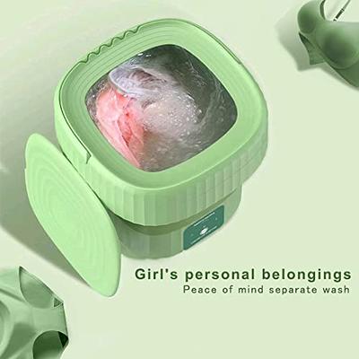 Portable Mini Washing Machine, Ultrasonic Turbine Washer Portable Washing  Machine Portable Bucket Washer for Underwear Socks Baby Clothes(green) -  Yahoo Shopping