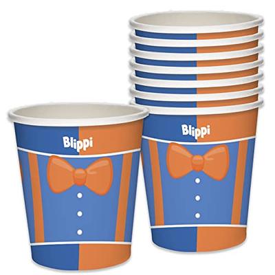 Treasures Gifted Officially Licensed Blippi Paper Cups 8ct - 9oz Blippi Cups  for Kids - Blippi Birthday Party Cups - Blippi Party Supplies - Blippi  Birthday Party Supplies - Blippi Decor - Yahoo Shopping