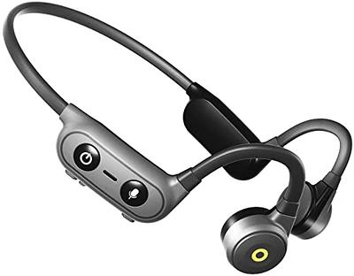 SHOKZ OpenRun Bone-Conduction Open-Ear Sport Headphones with Microphones in  Gray S803-ST-GY-US - The Home Depot