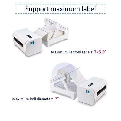  Millaass Thermal Label Holder, for Rolls and Fan-Fold Labels,  Plastic, Work with Desktop Label Printer for Office and Home, Label Stand, Sticker  roll Holder : Office Products