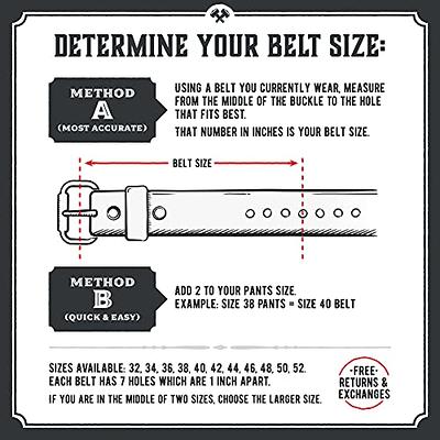 Journeyman Leather Belt | Made in USA | Mens Leather Belt