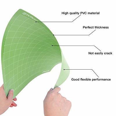 Standard Grip Cutting Mat for Cricut Adhesive Sticky Vinyl Self Healing Mat  Quilting Replacement Cut Mats 12 x 12 3 Packs Green Blue Purple 