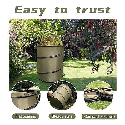 10/30 Gallon Trash Can, Foldable Lawn And Leaf Waste Bag