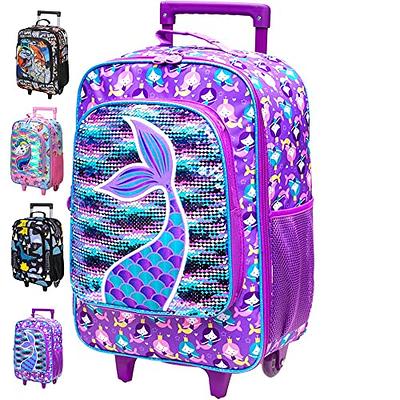 AGSDON Kids Suitcase for Boys, Cute Dinosaur Rolling Luggage Wheels for  Children Toddler