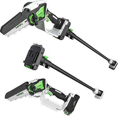 SOYUS 2 in 1 Cordless Pole Saw & Mini Chainsaw,20V 19Ft/s Battery