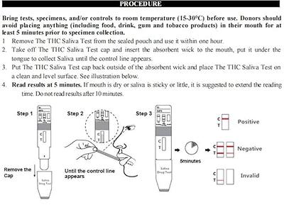 Prime Screen  Saliva Alcohol Test Strip, High Accurate Home Test