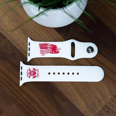 Firefighter First in Last Out Apple Watch Band All Series Sizes