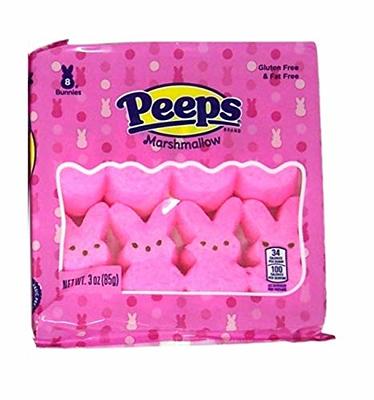 Peeps Yellow Marshmallow-Scented Peeps Bunny Plush, (15)