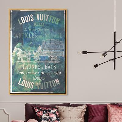 Oliver Gal Fashion and Glam Wall Art Framed Canvas Prints 'Articles on the  Water' Road Signs - Green, Blue - Yahoo Shopping