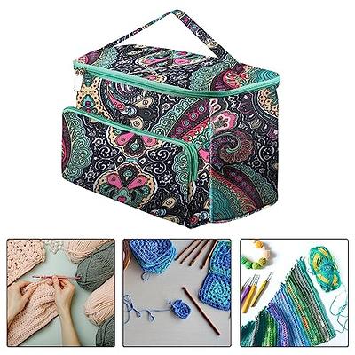 Knitting Bag Backpack,Yarn Storage Organizer Travel Crochet Bag with USB  Charging Port,Large Capacity Yarn Storage Tote Bag Yarn Holder Case for  Carrying Projects, Knitting Needles, Crochet Hooks - Yahoo Shopping