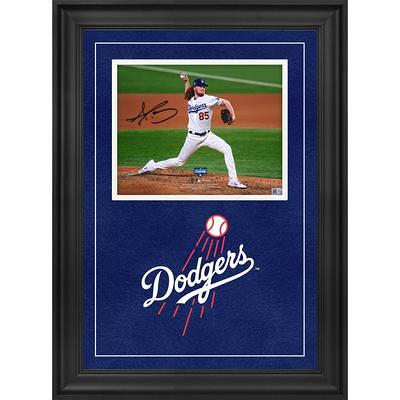 Dustin May Los Angeles Dodgers Autographed 16 x 20 Pitching with