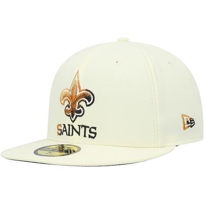 New York Jets New Era Chrome Color Dim 59FIFTY Fitted Hat - Cream