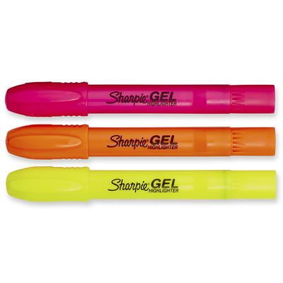 Sharpie 1803277 Accent GEL Highlighter Assorted Colors 5-pack for