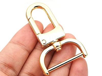 CRAFTMEMORE 2pcs Detachable Snap Hook Swivel Clasp w/Screw Bar