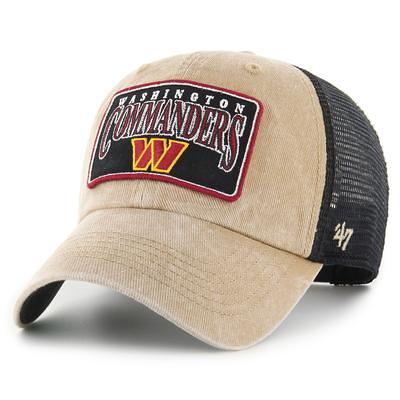 Men's '47 Camo/Black Washington Commanders Trucker Adjustable Hat