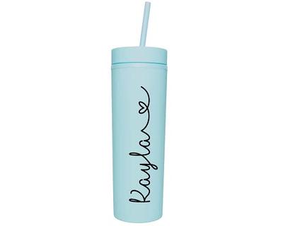 Custom Tumbler With Straw, Personalized Gifts for Her, Womens