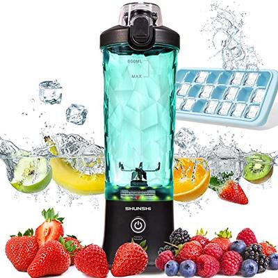 Portable Blender Personal Size, Cordless Blender for Shakes and