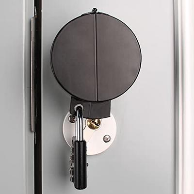 TEMEILI Door Knob Lock Cover ，Without Drilling Doorknob Lock，from Outside  Prevents Turning of Door Knob and Access to Keyhole,for Apartment  Evictions,Childproof &Dementia Patients(Black with Lock - Yahoo Shopping