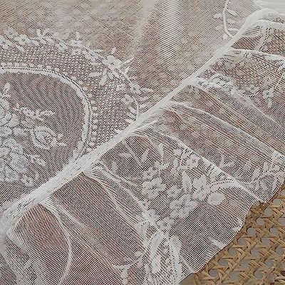 Pure Cotton Lace Trim Hanging Lace Trim Flower Lace 1 metre 2 inches