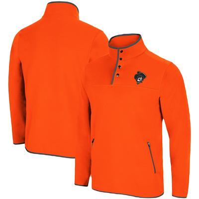 Men's Colosseum Orange Boise State Broncos Arch & Logo 3.0