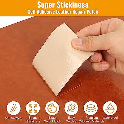 ILOFRI 3x60 Inch Smooth Leather Repair Patch Tape for Car Seat, Self  Adhesive Leather and Vinyl Repair Patch Kit for Furniture, Couches,  Upholstery, Interior, Boat Seat, Sofa - Light Brown 1 - Yahoo Shopping