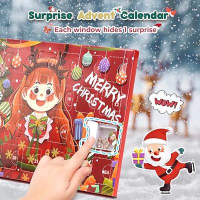 Advent Calendar 2023, Christmas Countdown Calendar for Girls, 24 Days Xmas  Jewelry Gift Set, DIY Bracelet Making Kit for Women Kids - style 4 