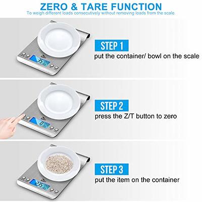 Digital Kitchen/Food Scale Grams and Ounces - Ultra Slim