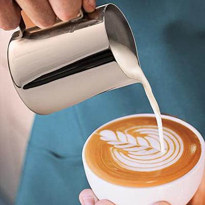 Milk Frother Handheld, Rechargeable Whisk Drink Mixer for Coffee with Art