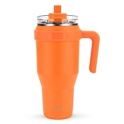 40oz Insulated Hot Cold Portable Thermal Cup Stainless Steel Coffee Travel  Mug Tumbler with Handle Lid for Car - China Tumblers and Cup price