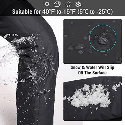 BALEAF Men's Ski Bibs Insulated Waterproof Coveralls Overalls Cargo Pockets  Ripstops Snow Pants Warm Skiing Suits Ice Work Black M - Yahoo Shopping