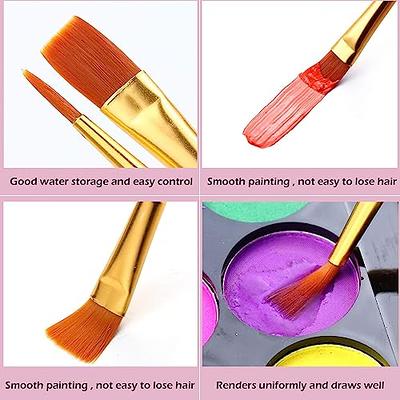 Paint Brush Set, 10 Pcs Paint Brushes for Acrylic Painting, Round Pointed  Tip Detail Small Paint Brush for Oil Watercolor Canvas Face Body Boards