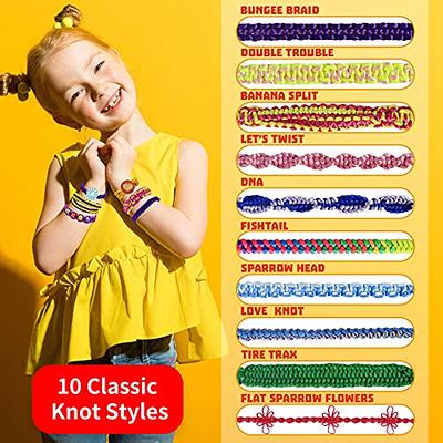 Friendship Bracelet Making Kit Girls - String Braiding Bracelet Kits for  Girls Ages 8-12 - DIY Bracelets Maker Arts Crafts Toys for 9 10 11 12 Year