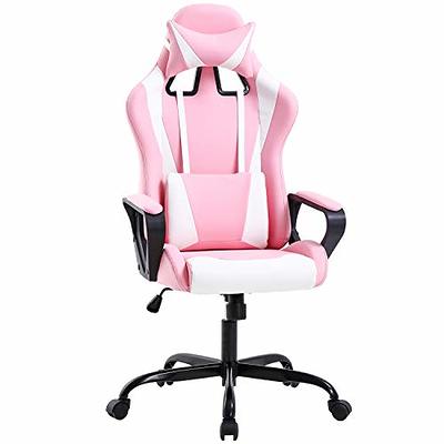 BestOffice High-Back Gaming Chair PC Office Chair Computer Racing Chair PU  Desk Task Chair Ergonomic Executive Swivel Rolling Chair with Lumbar