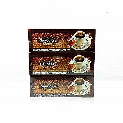 Organo Gold King of Coffee Organic Premium Ganoderma Lucidum U.S.A. Packaging (1 Box)