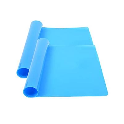 2 Pack Silicone Mat for Crafts, 15.7 inch x 11.8 inch Large Silicone Sheet, Multi Purpose Heat Resistant Mats for Epoxy Resin, Jewelry Casting