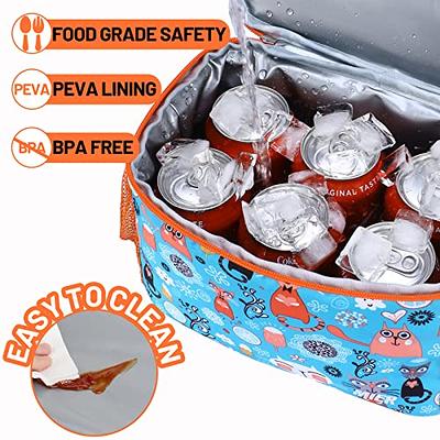 Childrens Insulated Lunch Pack Box Bag Kids Boys Girls School Food Picnic  Box