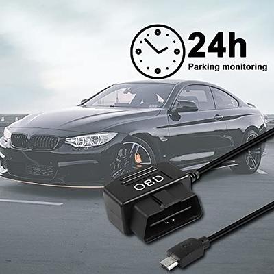 OBDII OBD Power Cable, SSONTONG OBD2 to USB Charger Cable Dash Cam